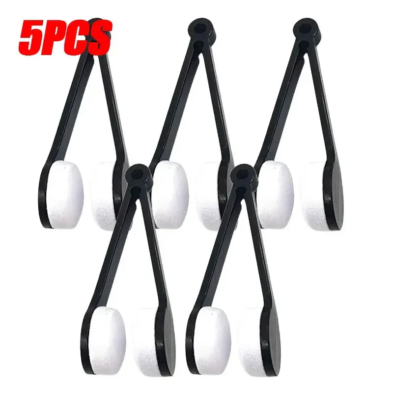 Portable Eyeglass Cleaning Brush – Microfiber Glasses Cleaning Tool