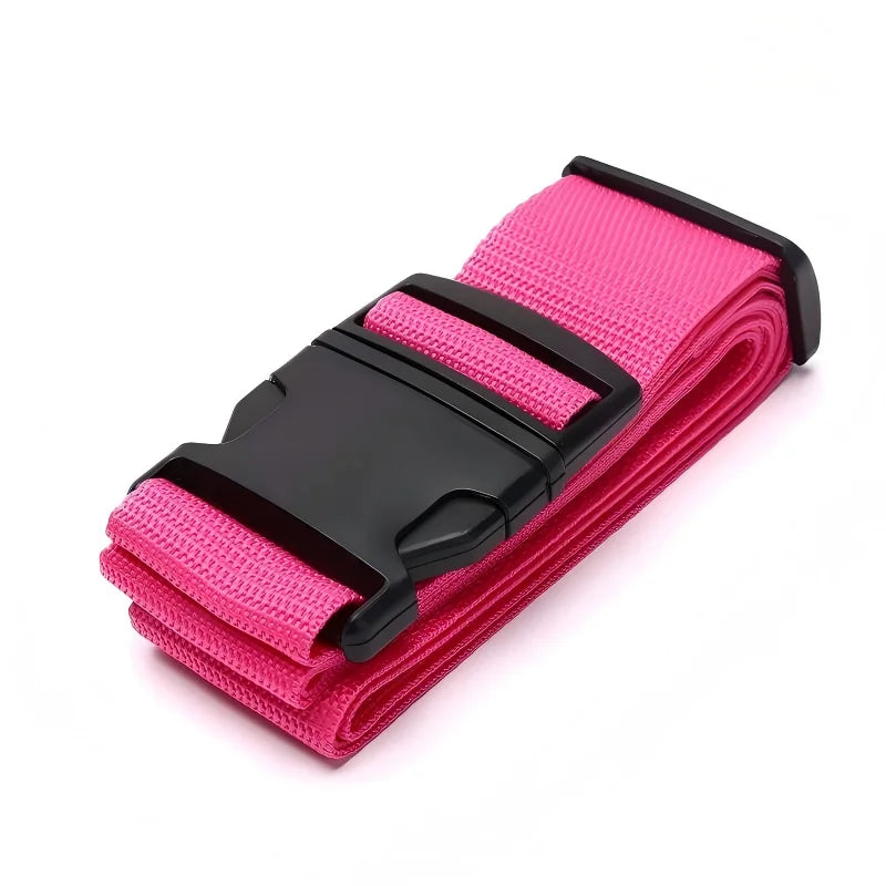 Adjustable Luggage Strap 2m Suitcase Belt with Secure Buckle