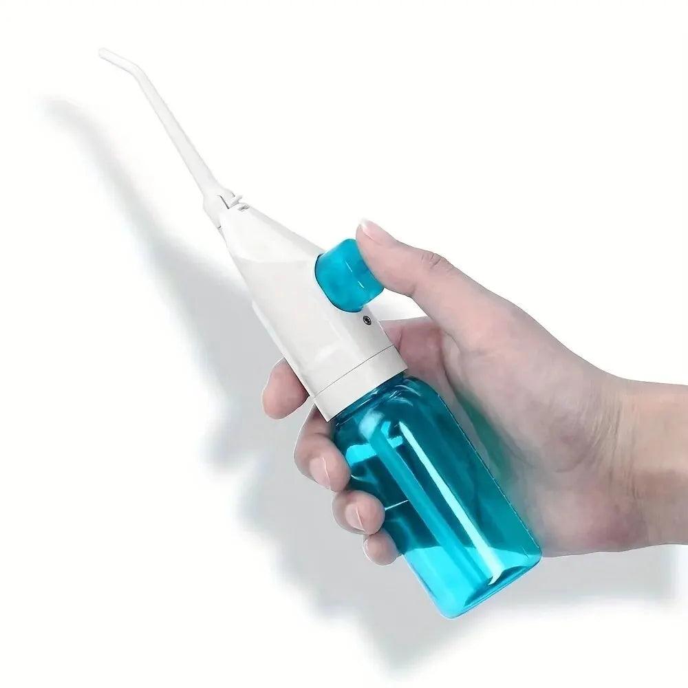Portable Water Flosser – Manual Oral Irrigator