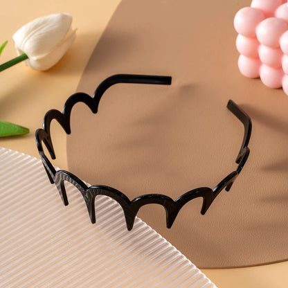 U Shape Headband Non Slip Teeth Hair Hoop for Fluffy Hair Volume