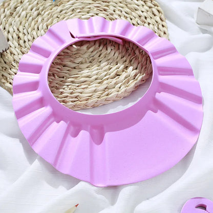 Baby Shower Cap Adjustable Bath Visor for Kids Shampoo Rinse Protection