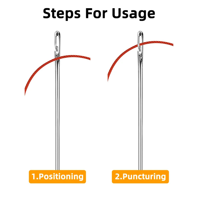 Easy Threading Needles – 12PCS Side Threading Sewing Needle Set