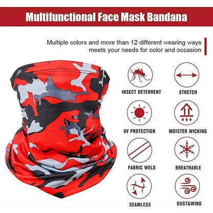 Multifunctional Headwear – Cycling Bandana Neck Gaiter for Outdoors