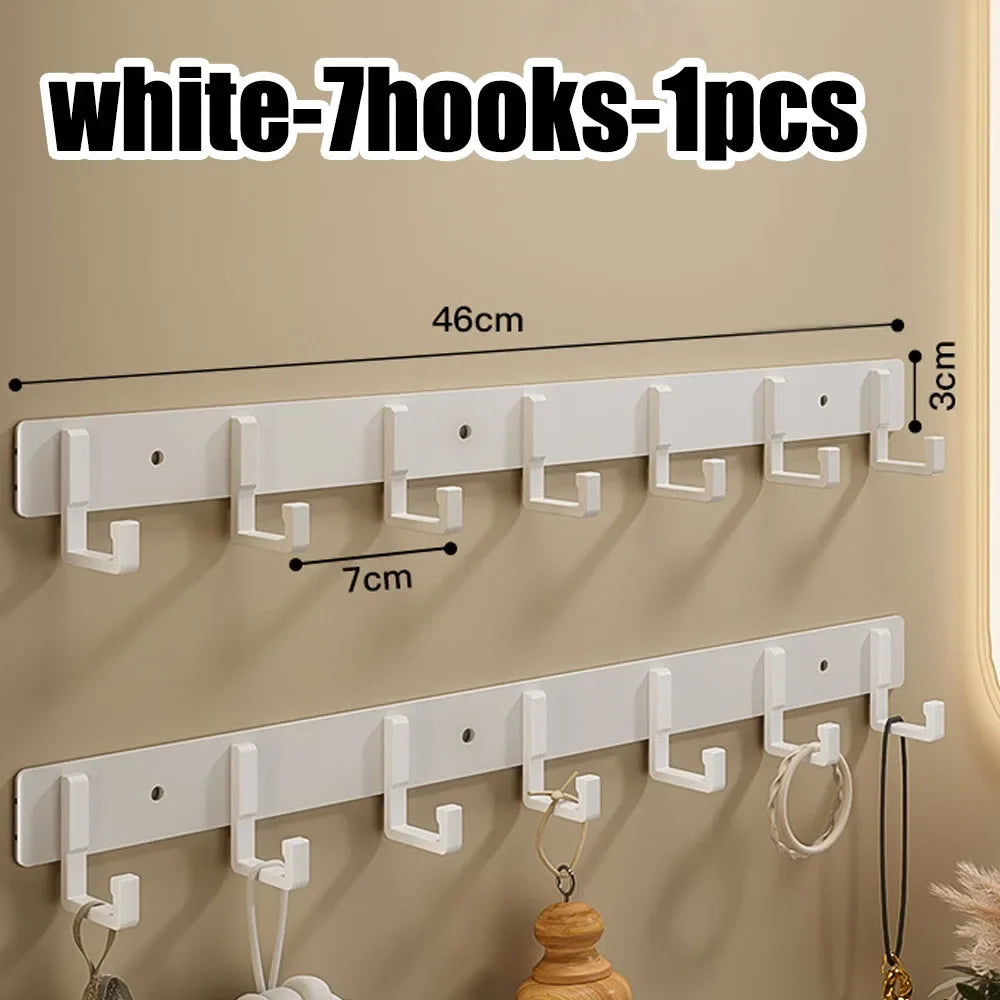 Adhesive Wall Hooks – No Drill Stainless Steel Towel & Robe Hanger