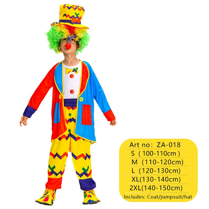 Kids Joker Costume Jumpsuit for Halloween & Carnival