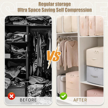 Vacuum Storage Bags – Space Saver Compression Organizer