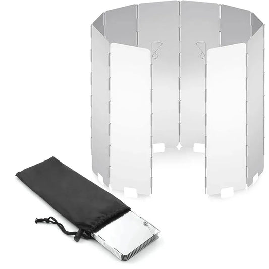 Camping Stove Wind Shield – Aluminum Wind Screen