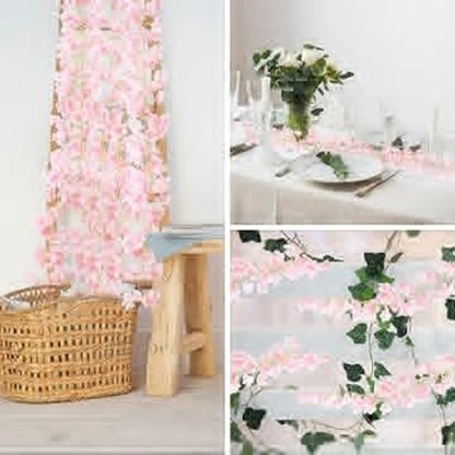 Cherry Blossom String Lights with 20 LEDs for Bedroom & Party Decor