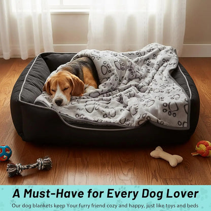 Dog Blanket – Soft Washable Pet Blanket for Dogs, Puppies & Cats