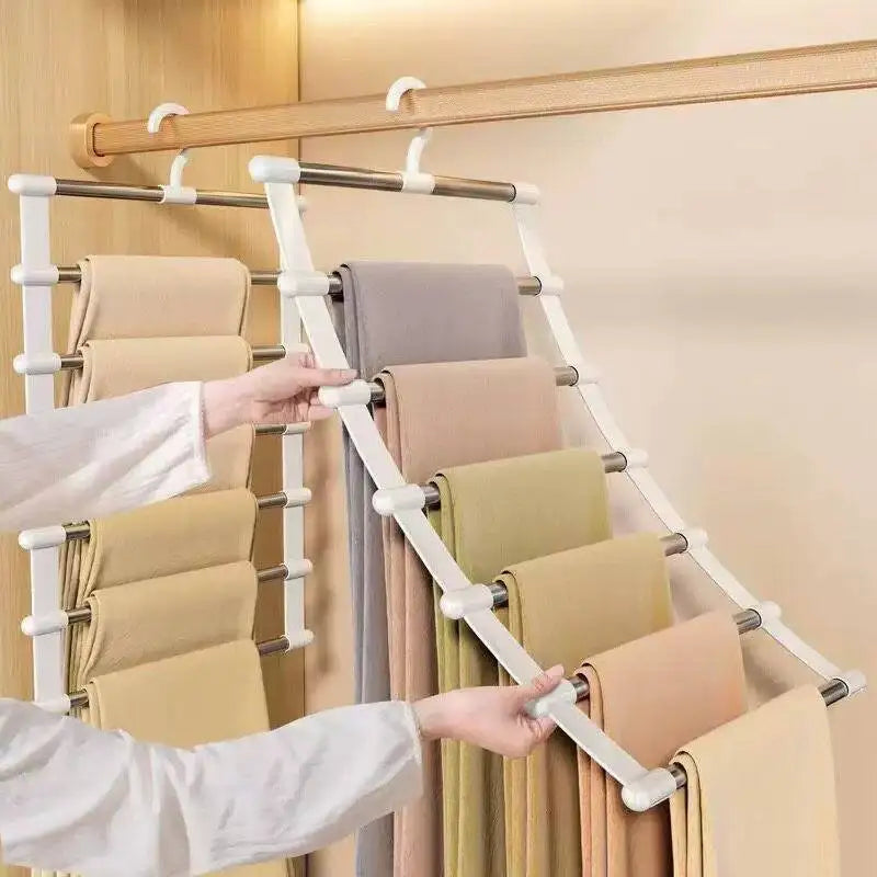 Pants Hanger – Multi Layer Space Saving Closet Organizer