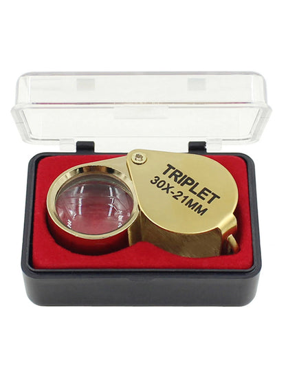 Jewelry Magnifying Loupe – Portable Folding Magnifier for Reading