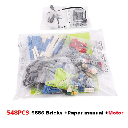9686 STEM Educational Set Technical Simple and Motorized Building Blocks School Students Learning Power Function Bricks Kids Toy