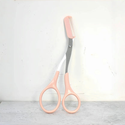 Eyebrow Trimming Scissors with Comb for Precision Grooming