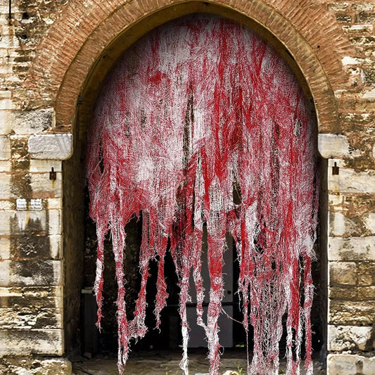Halloween Gauze Decorations – Bloody Cloth for Haunted House