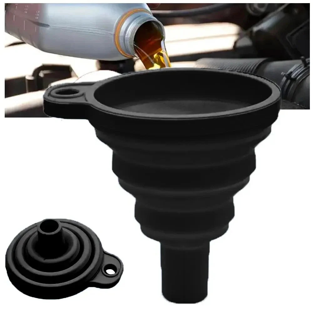Long Stem Fuel Funnel – Anti-Splash Gasoline Oil Filling Tool