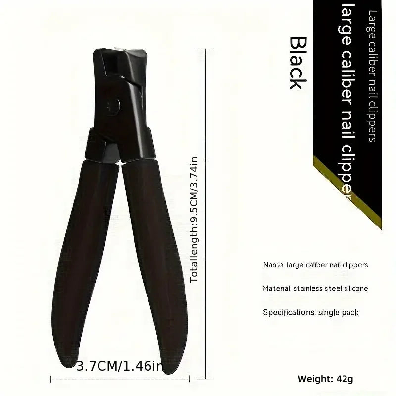 Toenail Clippers for Thick Nails – Wide Opening Carbon Steel Trimmer