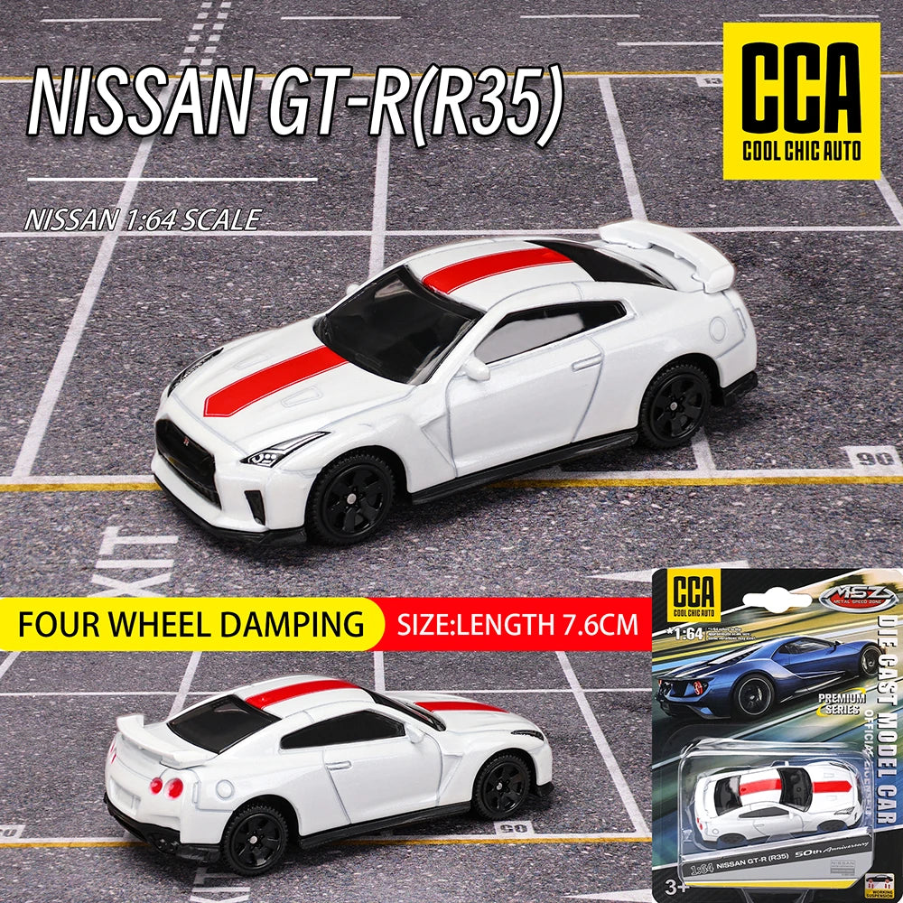 CCA 1:64 BMW M4 Z4 M850I M4 GT3 Exquisite Hanging Model Classic Car Static Car Model Alloy Die-Casting Car Model Collection Gift