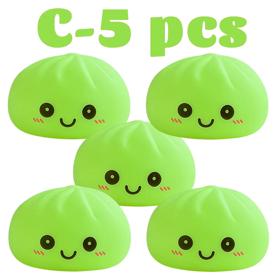 Dumpling Night Light, 8cm LED Cute Desktop Lamp