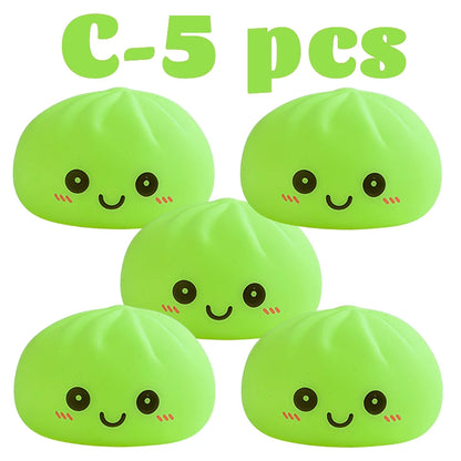 Dumpling Night Light, 8cm LED Cute Desktop Lamp