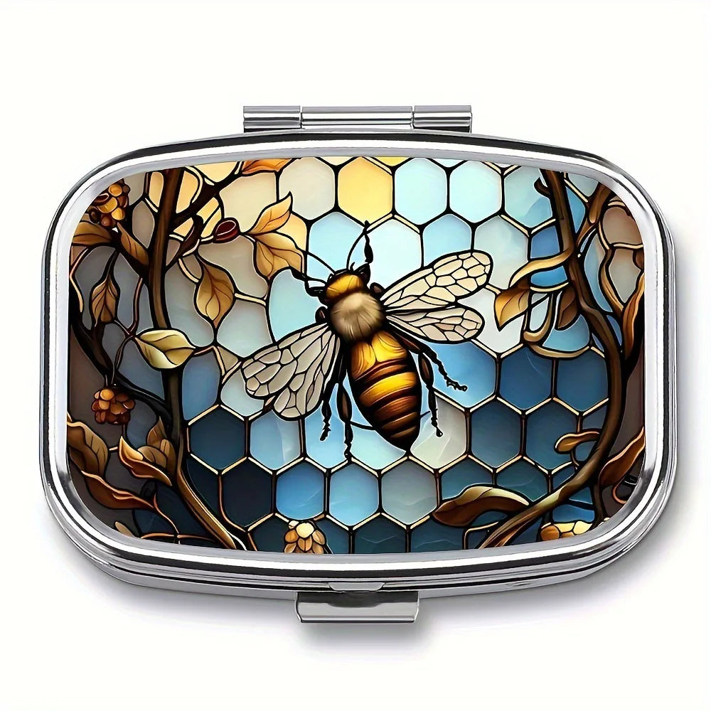 Travel Pill Organizer Small Portable Medicine and Storage Case