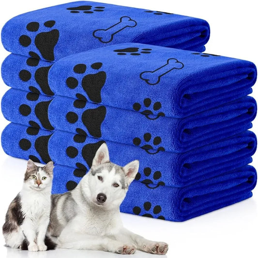 Microfiber Dog Towel – Quick Dry Absorbent Pet Bath Towel