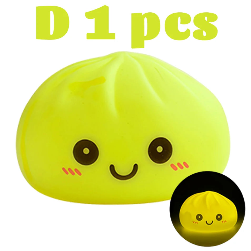 Dumpling Night Light, 8cm LED Cute Desktop Lamp
