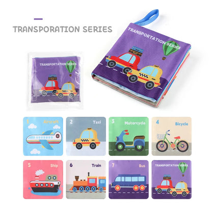 Baby Sensory Book – Soft Touch & Feel High Contrast Learning Toy