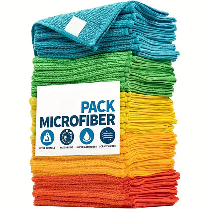 Microfiber Cleaning Cloth – Absorbent Kitchen & Bathroom Towel