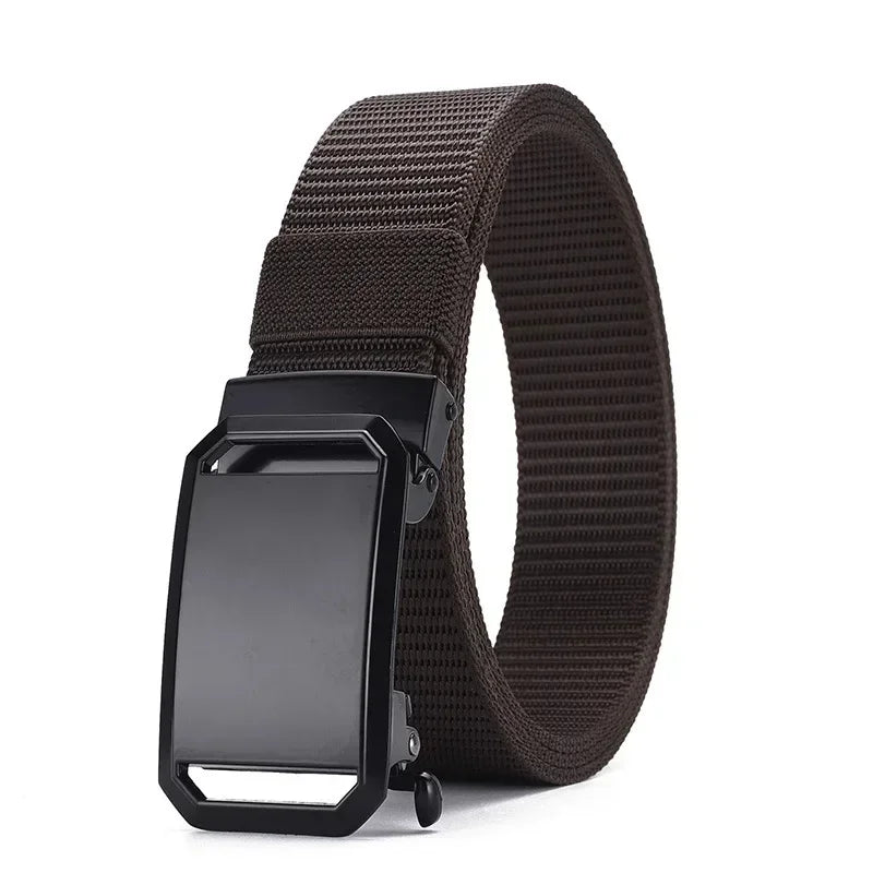 Canvas Belt for Men – Adjustable Tactical Casual Outdoor Work Belt