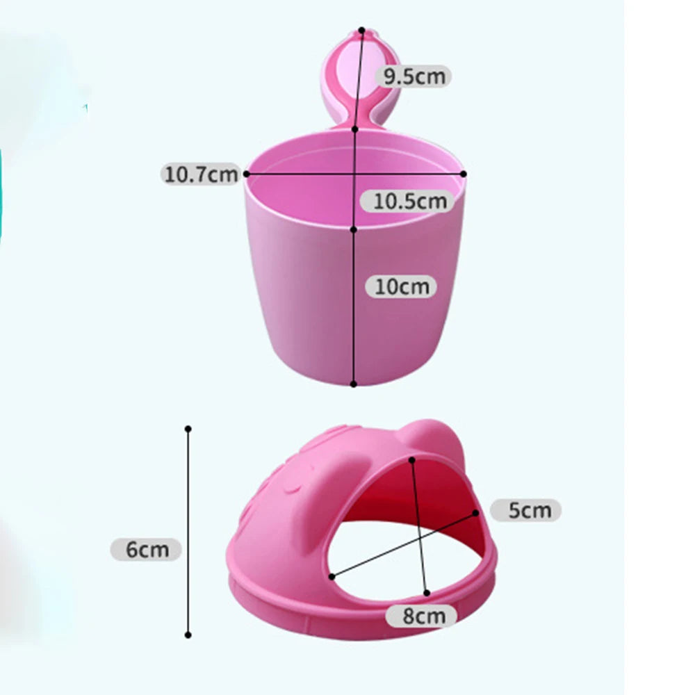 Baby Bath Rinse Cup for Easy Hair Washing and Shampoo Rinsing