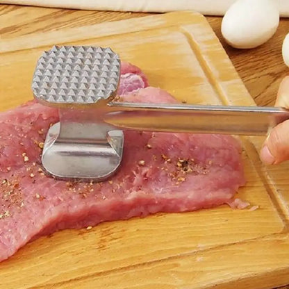 Meat Tenderizer Hammer Zinc Alloy Mallet for Steak Chicken and Pork