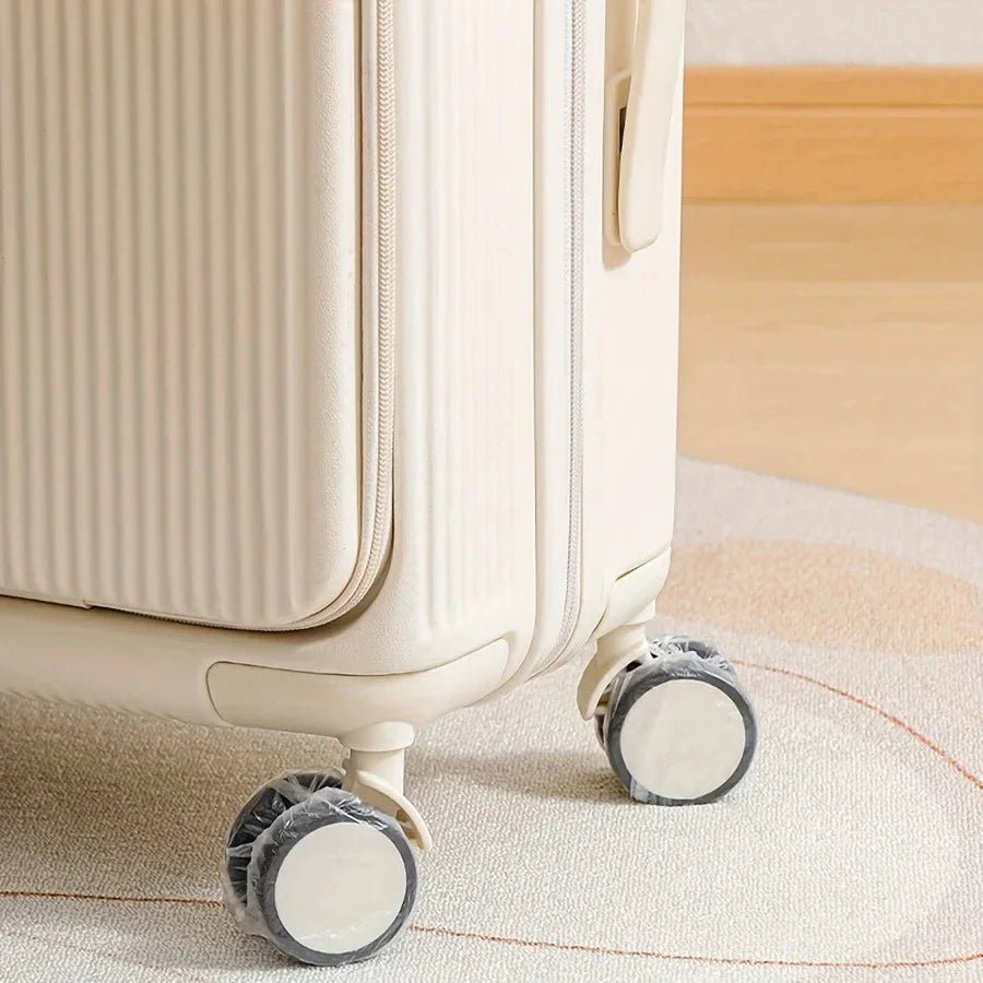 Luggage Wheel Covers – Disposable Suitcase Wheel Protectors