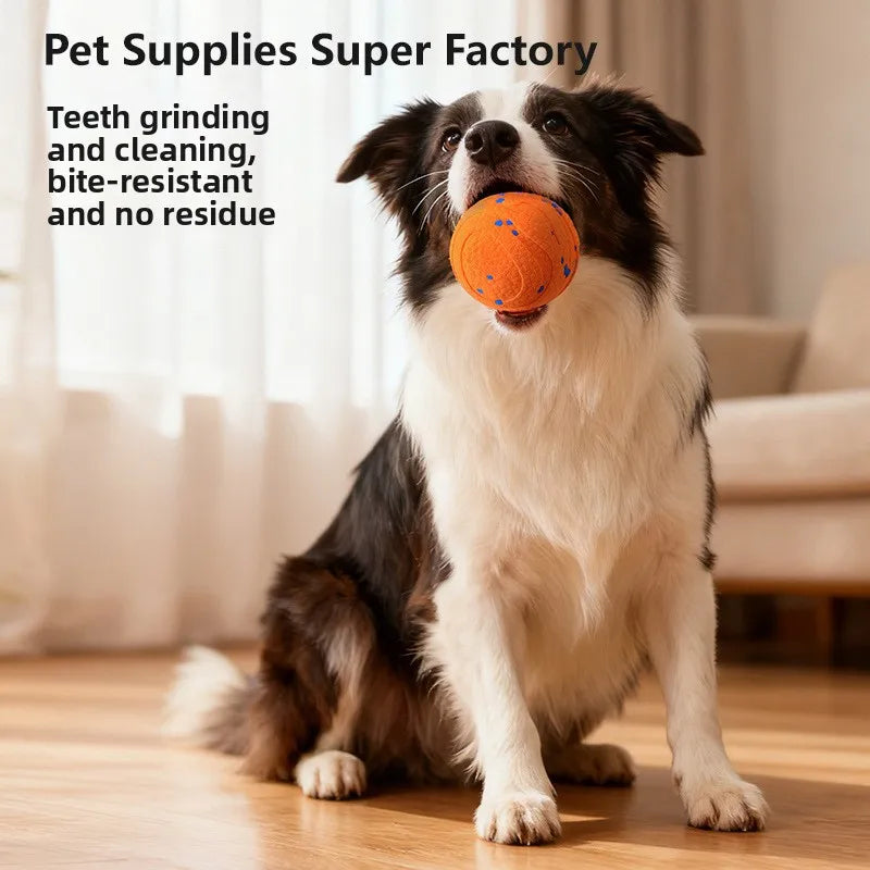 Interactive Dog Ball – Rechargeable Chew Resistant Pet Toy