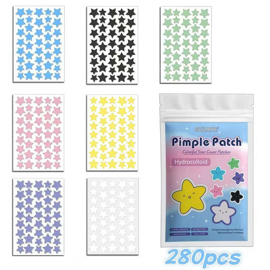Star Pimple Patches – Colorful Hydrocolloid Acne Spot Patches