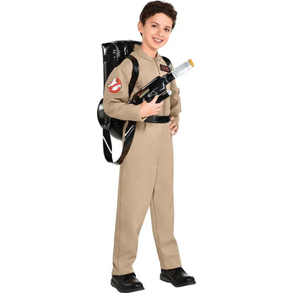 Adult Ghost Hunter Costume – Men’s Halloween Jumpsuit Uniform