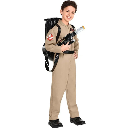 Adult Ghost Hunter Costume – Men’s Halloween Jumpsuit Uniform