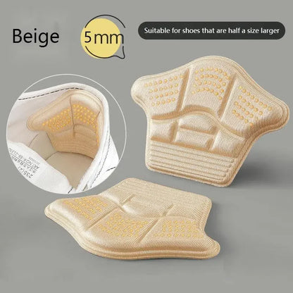 Heel Cushion Inserts for Shoes with Anti-Wear Heel Protection