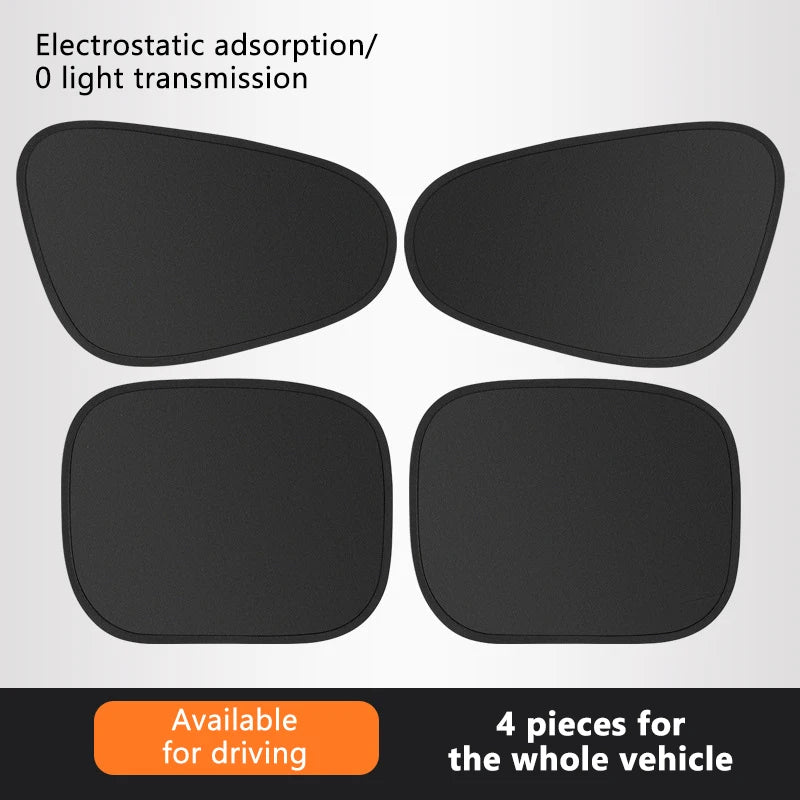 Car Window Sun Shade – Electrostatic Side Window UV Protection