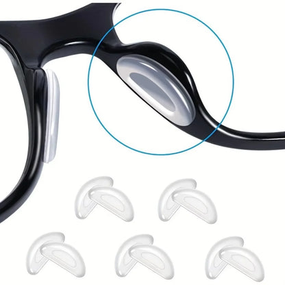 Silicone Nose Pads for Glasses Anti Slip Adhesive Stick On Pads