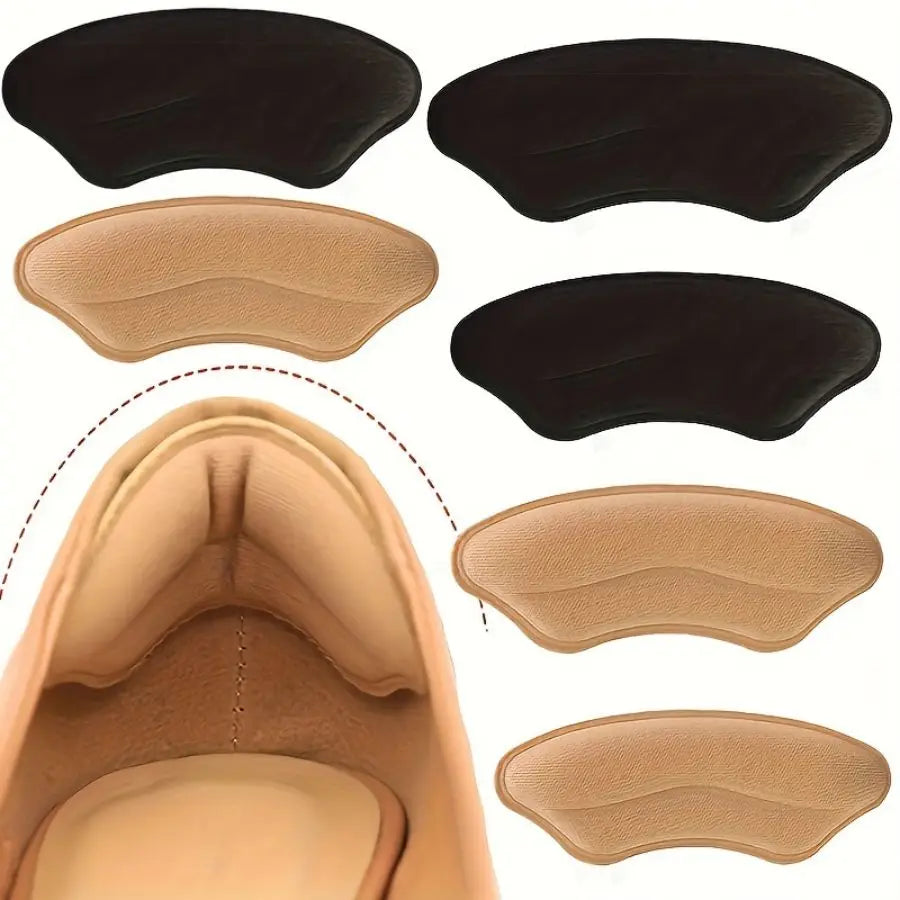 8-Pack Heel Pads for Shoes – Self-Adhesive Heel Grips for Better Fit