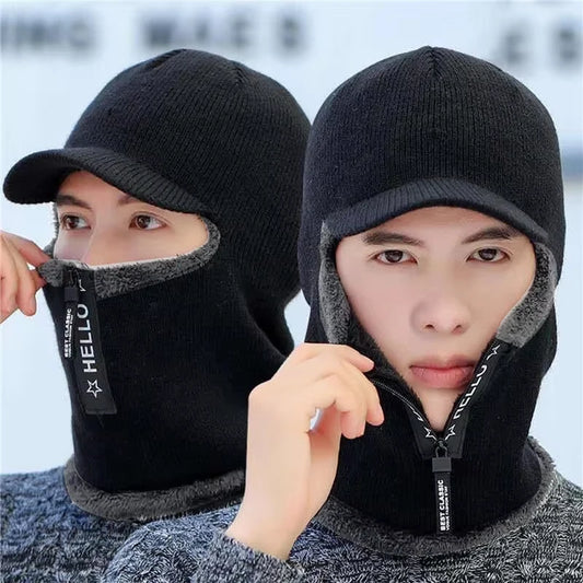 Winter Earflap Hat – Warm Knitted Hat for Men & Women