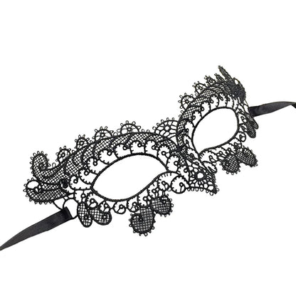 Lace Masquerade Eye Mask – Venetian Halloween Costume Accessory