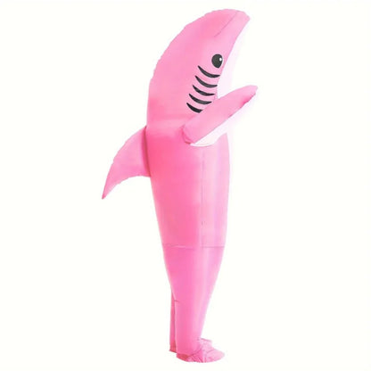 Inflatable Shark Costume – Cute Animal Halloween Dress-Up Suit
