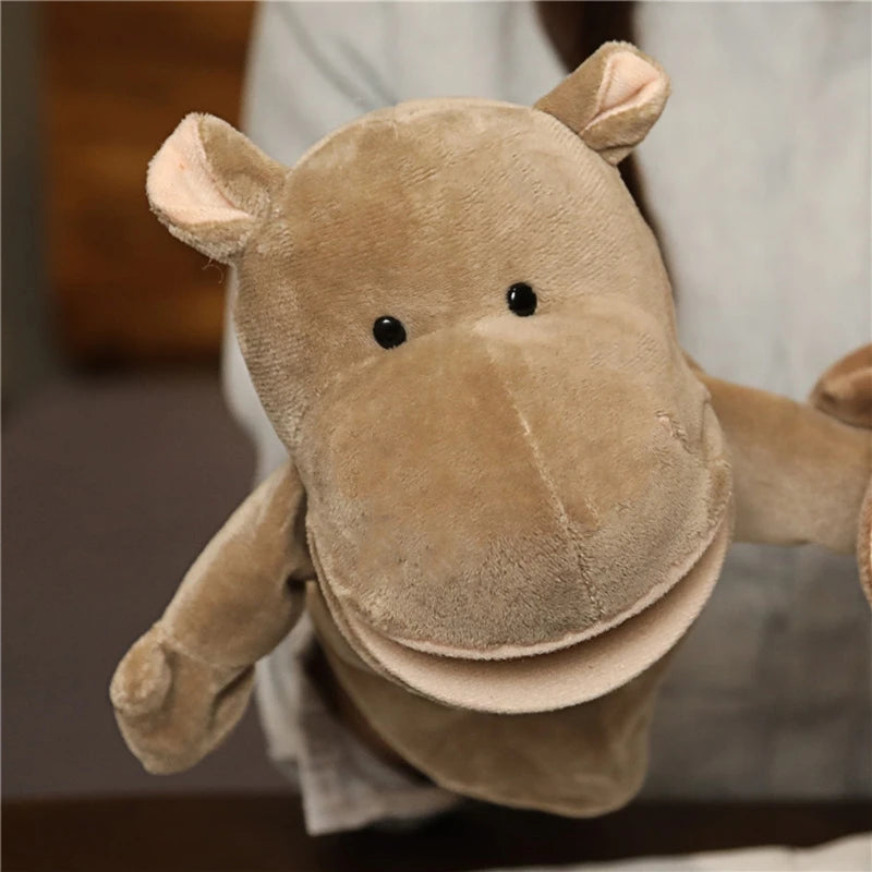 Hand Finger Puppets Plush Cartoon Toys for Kids and Family Play