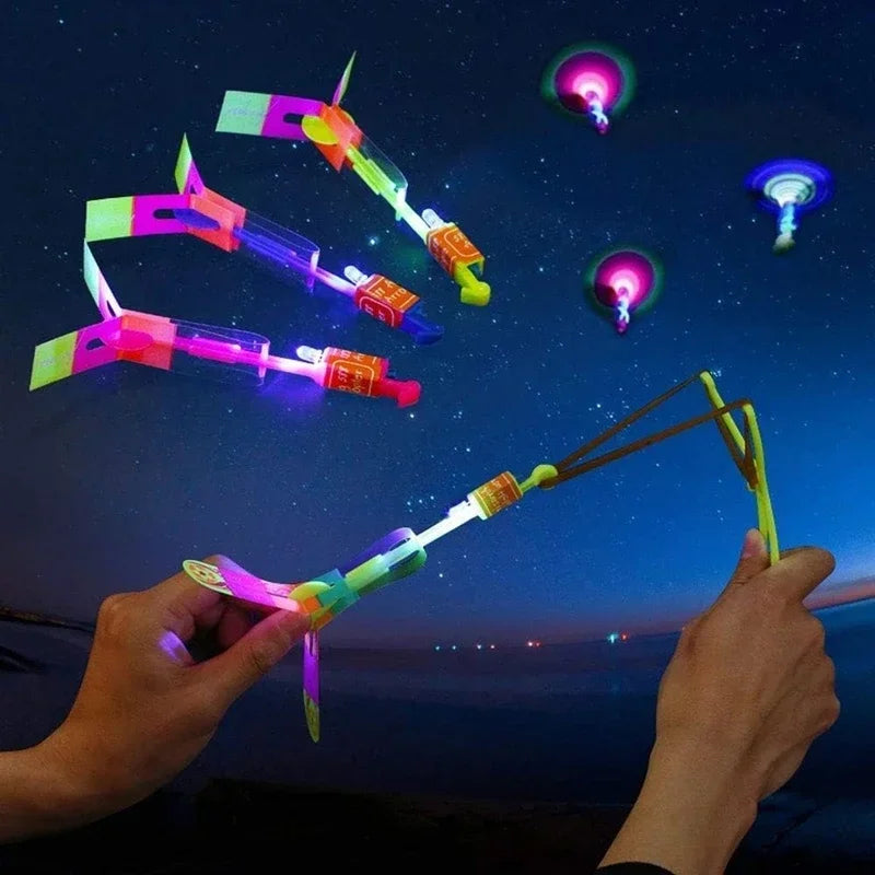 LED Flying Toy – Flashing Light-Up Party Toy