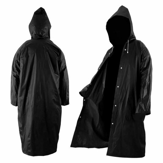 EVA Rain Poncho – Waterproof Unisex Raincoat for Adults