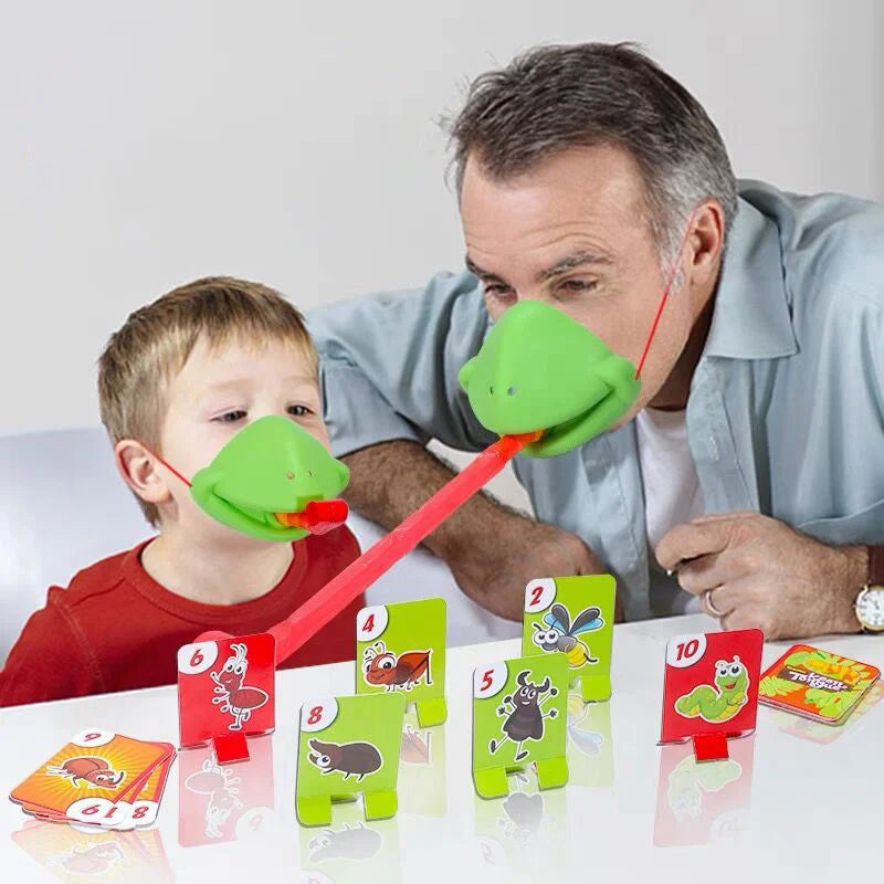 Frog Tongue Game – Funny Card Board Game for Family Parties
