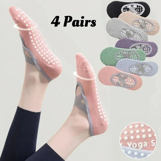 Women’s Yoga Grip Socks Silicone Anti-Slip