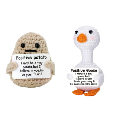 Crochet Plush Doll Potato Hug Pocket Mini Handmade Gift
