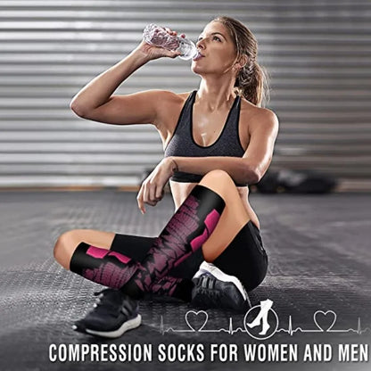 20-30 mmHg Compression Socks for Running, Travel and Sports